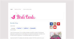 Desktop Screenshot of birdscards.com